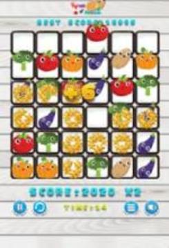 Vegetable match 3 Puzzle Game游戏截图2