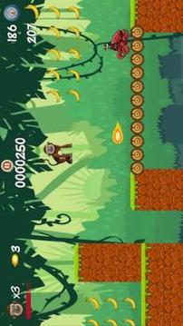 Banana World - Banana Kong Jungle Monkey Run游戏截图3