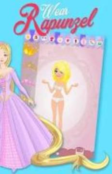 Dress Up Princess Rapunzel - Beauty Salon Games游戏截图4