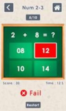 Math Games For Students Learn Mathematic Fraction游戏截图2