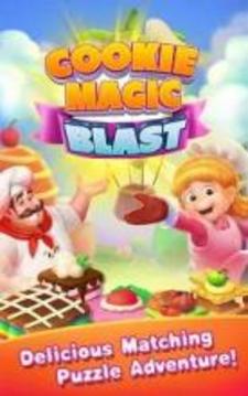 Cookie Magic Blast - Free Match 3 Puzzle Game游戏截图1