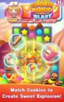 Cookie Magic Blast - Free Match 3 Puzzle Game游戏截图3