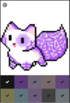 Cats Sandbox Coloring - Cat Color By Number游戏截图4