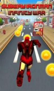 Subway Iron Avenger Man Run: Infinity War游戏截图1