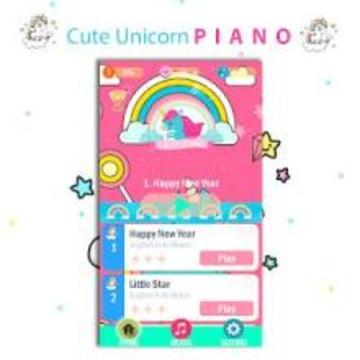 Cute Unicorn Piano游戏截图3