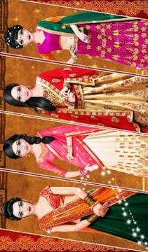 Royal Indian Wedding Fashion Bridal Makeup Salon游戏截图2