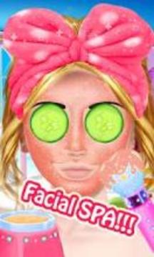 Cute Girl Makeup Salon Game: Face Makeover Spa游戏截图3