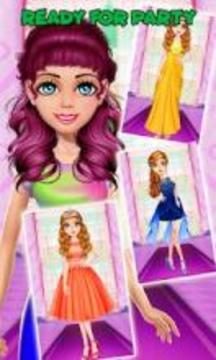 Cute Girl Makeup Salon Game: Face Makeover Spa游戏截图4