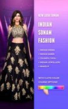 Sonam Kapoor Fashion Salon - Dressup游戏截图2