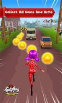 Subway Ladybug Run 3D Games游戏截图3