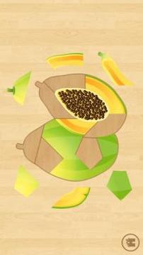 Kids Fruit Puzzles - Wooden Jigsaw游戏截图1