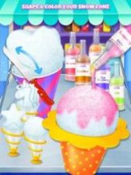 Summer Snow Cone - Icy Rainbow Food Maker游戏截图3