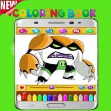 Ben 10 ColoringBook Game游戏截图4