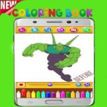 Ben 10 ColoringBook Game游戏截图5