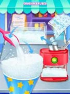 Summer Snow Cone - Icy Rainbow Food Maker游戏截图4