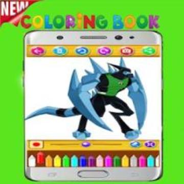 Ben 10 ColoringBook Game游戏截图3