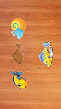 Baby Fish Shape Blocks Puzzle - Educational Game游戏截图3