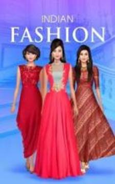 Indian Wedding Guest Fashion Girl Salon - Dressup游戏截图1