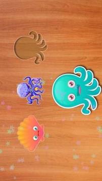 Baby Fish Shape Blocks Puzzle - Educational Game游戏截图2