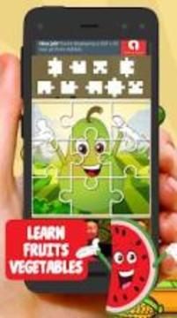 Fruit & Vegetable Puzzles For Kids游戏截图1