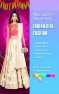 Indian Wedding Guest Fashion Girl Salon - Dressup游戏截图3