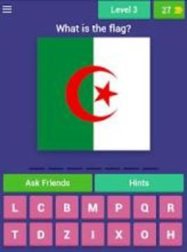 Flags QUIZ game游戏截图4