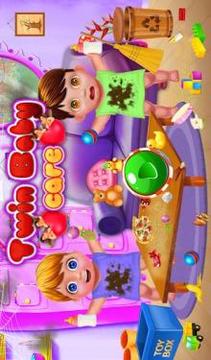 Newborn Twin Baby Mother Care Game: Virtual Family游戏截图5