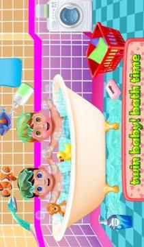 Newborn Twin Baby Mother Care Game: Virtual Family游戏截图4