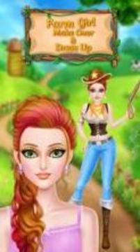 Farm Girl Makeover And Dressup:girls games游戏截图5