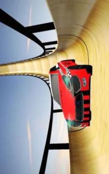US Police McQueen Car Vertical Mega Ramp Stunts游戏截图4