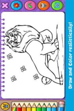 The Gallery Book Coloring for The King Lion Fans游戏截图2