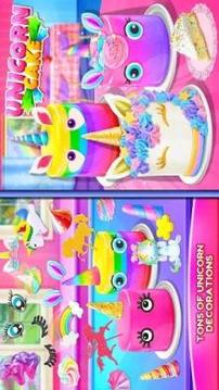 Unicorn Food- Sweet Rainbow Cake Bakery游戏截图1