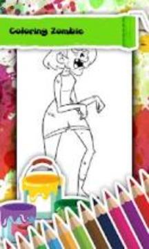 Zombie Coloring Book游戏截图1