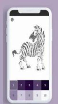 Animals Color By Number, Animal Coloring Book游戏截图1