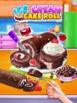 Ice Cream Cakes Roll Maker - Sweet and yummy游戏截图4