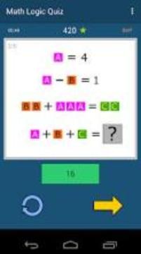 Math Logic Quiz游戏截图4