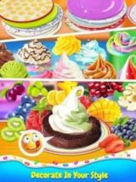 Ice Cream Cakes Roll Maker - Sweet and yummy游戏截图3