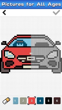 Pixel Coloring Art-Color by Number,Paint by Pixel游戏截图2