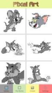 tom & jerry pixel art游戏截图5