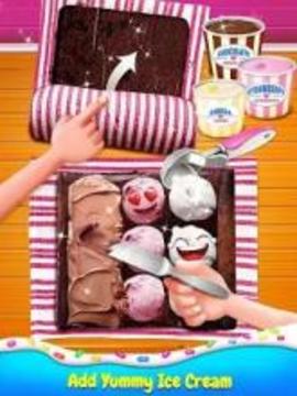 Ice Cream Cakes Roll Maker - Sweet and yummy游戏截图1