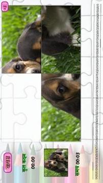 Puppies Puzzles (स्लाइड पहेलियाँ)游戏截图1