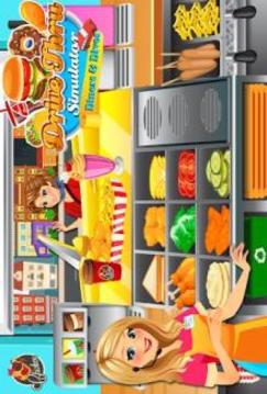 Drive Thru Simulator - Kids Mega City Food FREE游戏截图4