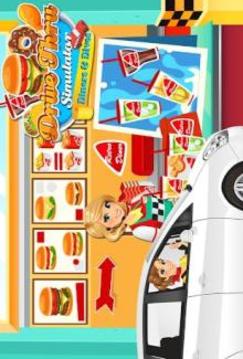 Drive Thru Simulator - Kids Mega City Food FREE游戏截图3