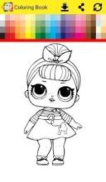 Surprise Lol Dolls Coloring Game游戏截图4