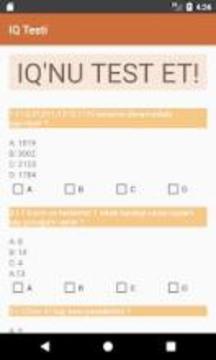 IQ Testi游戏截图3