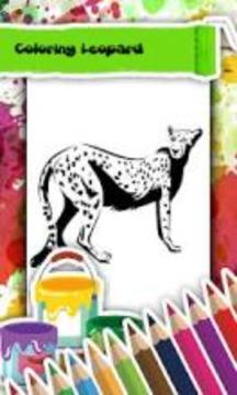 Leopard Coloring Book游戏截图2