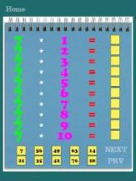 Maths Multiplication Table游戏截图2