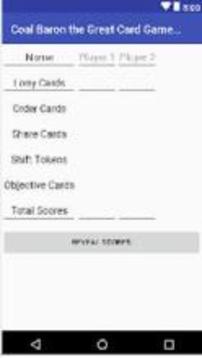 Coal Baron The Great Card Game: Scorepad游戏截图2