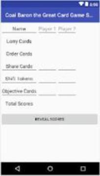 Coal Baron The Great Card Game: Scorepad游戏截图3