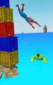 Superhero Flip Diving 3D Free游戏截图5